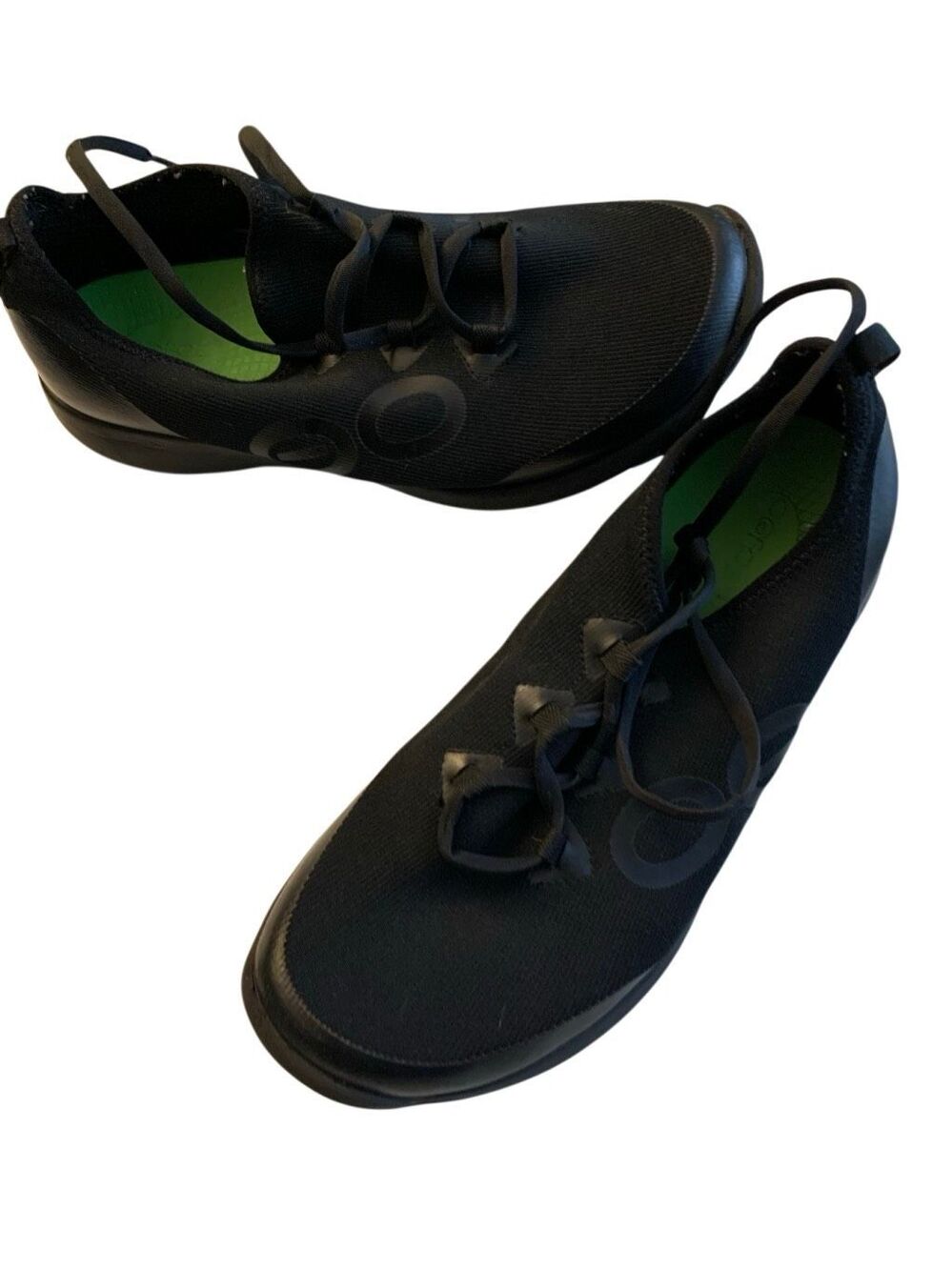 Oofos OOmg Sport LS black shoes women's size 9